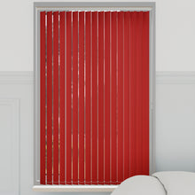 Load image into Gallery viewer, Bella Scarlett Red Blackout Vertical Blinds