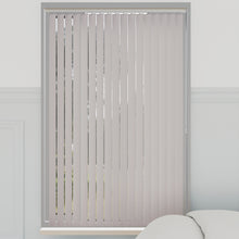 Load image into Gallery viewer, Bella Snow Blackout Vertical Blinds