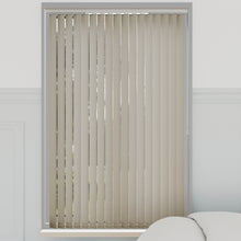 Load image into Gallery viewer, Splash Dove Natural Vertical Blinds