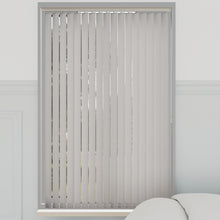 Load image into Gallery viewer, Splash Frost White Vertical Blinds