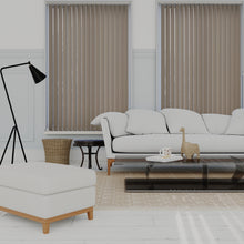 Load image into Gallery viewer, Splash Havana Brown Vertical Blinds