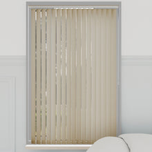 Load image into Gallery viewer, Splash Oyster Natural Vertical Blinds