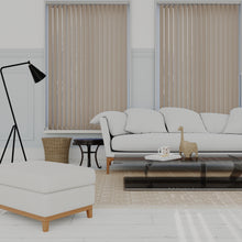 Load image into Gallery viewer, Splash Placid Biscuit Vertical Blinds