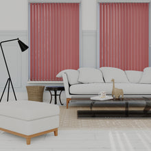 Load image into Gallery viewer, Splash Ruby Red Vertical Blinds