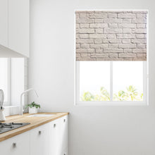 Load image into Gallery viewer, Brickwork Thermal Blackout Roller Blind
