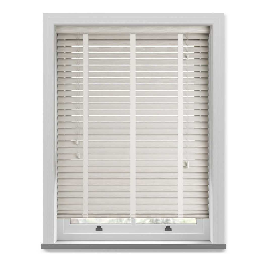 Cobble Faux Wood Venetian Blind with Tapes