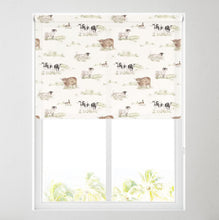 Load image into Gallery viewer, Cora Highland Cow Natural Daylight Roller Blind
