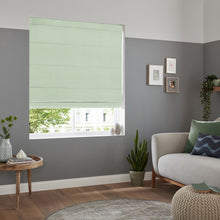 Load image into Gallery viewer, Cadence Pistachio Roman Blind
