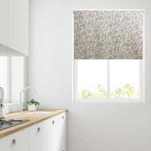 Load image into Gallery viewer, Ditsy Floral Natural Reversible Thermal Blackout Roller Blind
