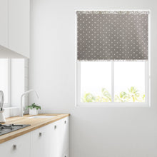 Load image into Gallery viewer, Ditsy Floral Natural Reversible Thermal Blackout Roller Blind
