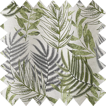 Load image into Gallery viewer, Forest Leaf Green Fully Lined Roman Blind
