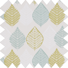 Load image into Gallery viewer, Green Motif Thermal Blackout Roller Blind
