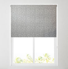 Load image into Gallery viewer, Grey Dot Thermal Blackout Roller Blind
