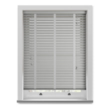 Load image into Gallery viewer, Harbour Grey Faux Wood Venetian Blind with Tapes

