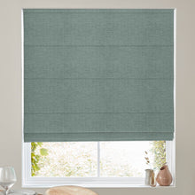 Load image into Gallery viewer, Imogen Blue Green Roman Blind
