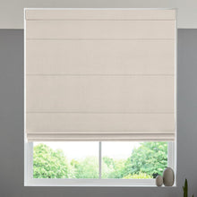 Load image into Gallery viewer, Levi ivory Roman Blind
