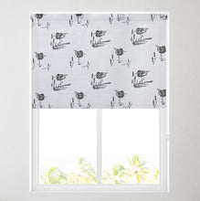 Load image into Gallery viewer, Monochrome Birds Daylight Roller Blind
