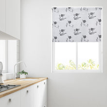 Load image into Gallery viewer, Monochrome Birds Daylight Roller Blind
