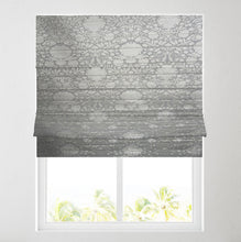Load image into Gallery viewer, Naples Grey Lined Roman Blind
