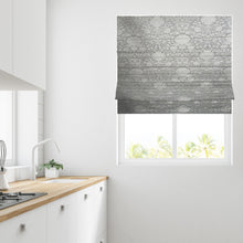 Load image into Gallery viewer, Naples Grey Lined Roman Blind
