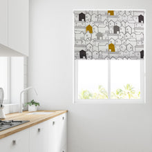 Load image into Gallery viewer, Ochre Avenue Thermal Blackout Roller Blind
