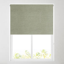 Load image into Gallery viewer, Sage Green Paris Thermal Blackout Roller Blind
