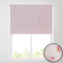 Load image into Gallery viewer, Pink Flowers Thermal Blackout Roller Blind
