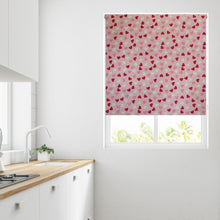 Load image into Gallery viewer, Pink Loveheart Thermal Blackout Roller Blind
