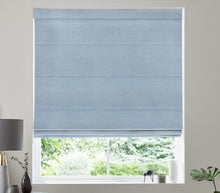 Load image into Gallery viewer, Cassia Powder Blue Roman Blind
