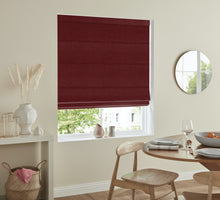 Load image into Gallery viewer, Paloma Merlot Roman Blind
