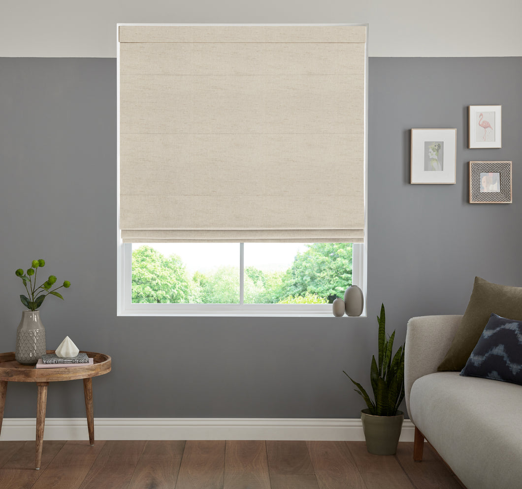 Cadi Cream Roman Blind