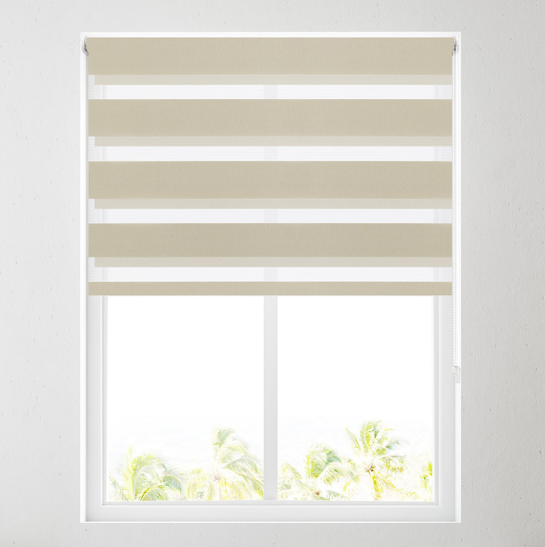 Sand Day and Night Roller Blind