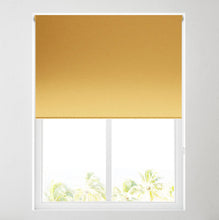 Load image into Gallery viewer, Satin Gold Thermal Blackout Roller Blind
