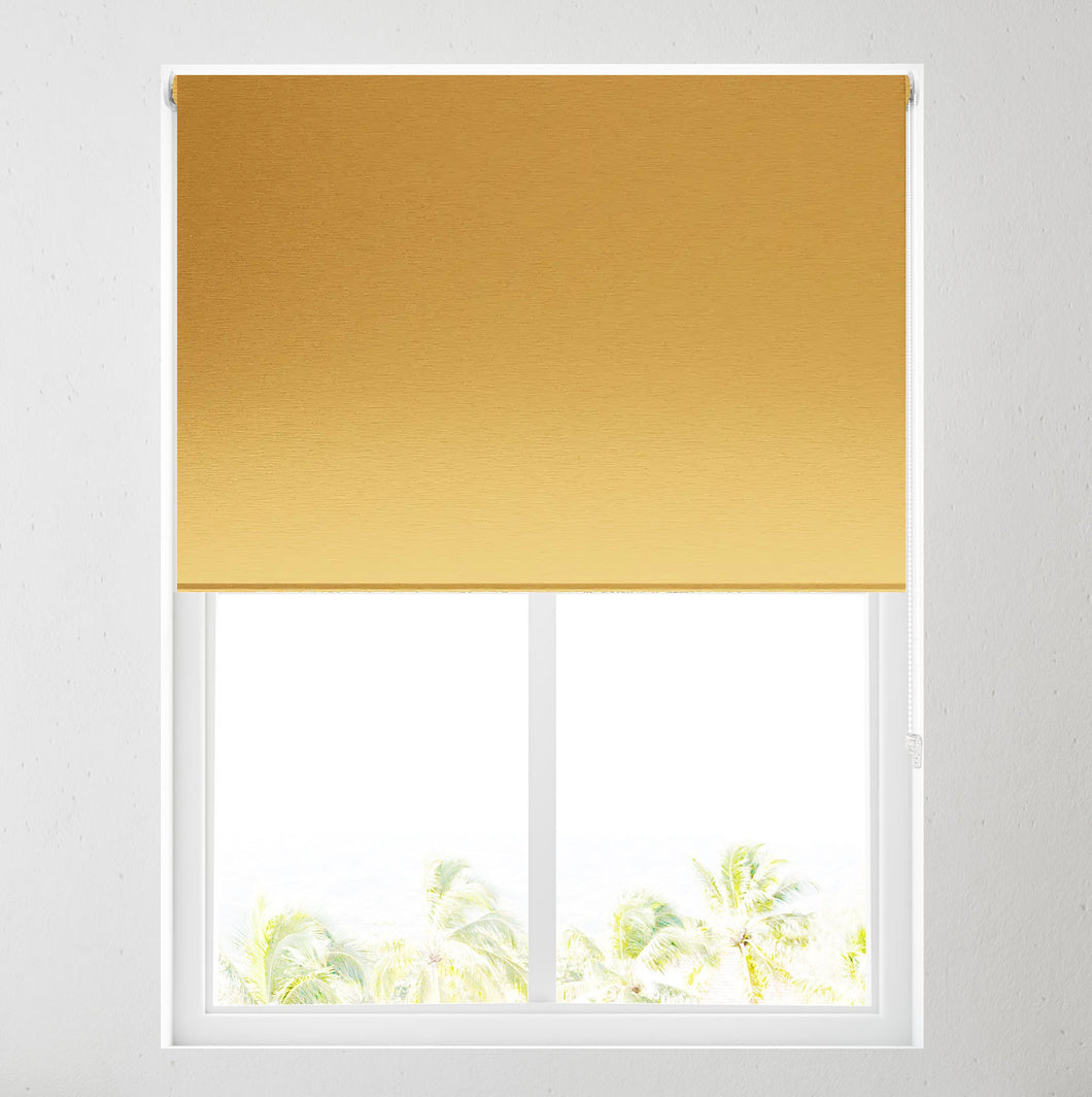 Satin Gold Thermal Blackout Roller Blind