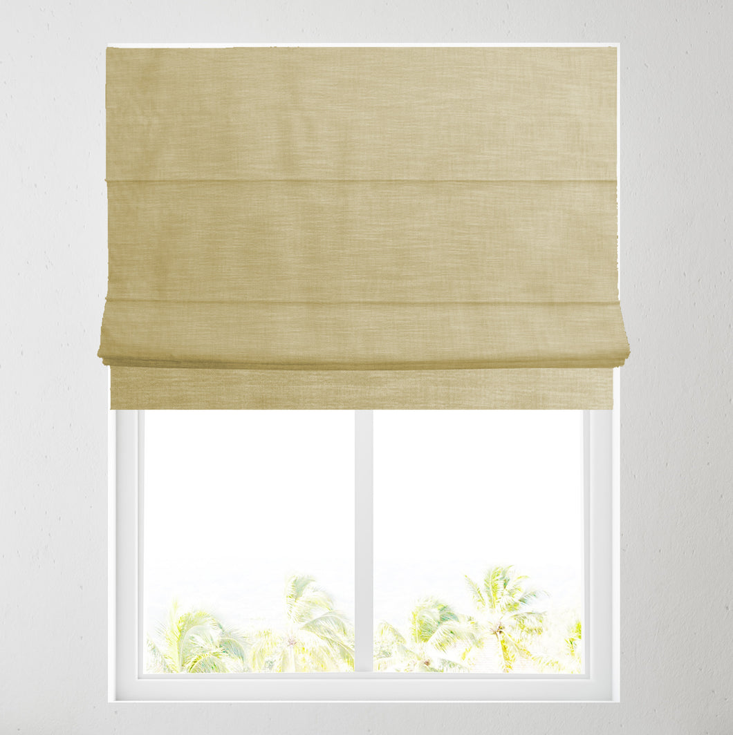 Ochre Sienna Fully Lined Roman Blind