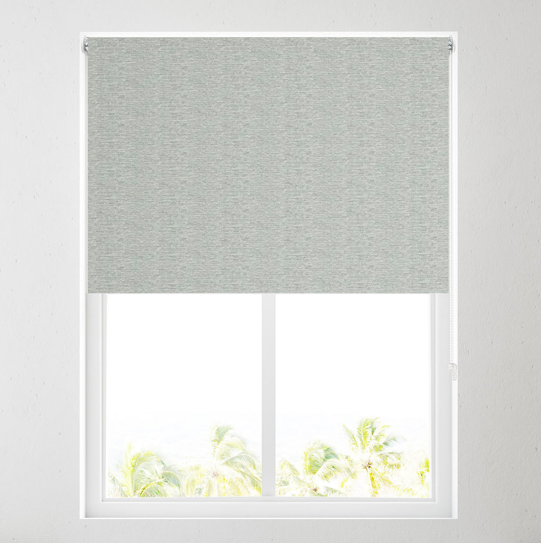 Tabby Blue Thermal Blackout Roller Blind