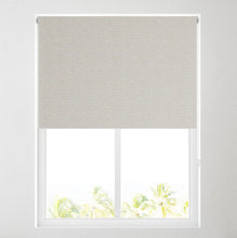 Load image into Gallery viewer, Tabby Ecru Thermal Blackout Roller Blind
