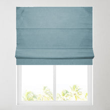 Load image into Gallery viewer, Teal Weave Fully Lined Roman Blind
