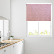 Load image into Gallery viewer, Textured Rose Blackout Roller Blind
