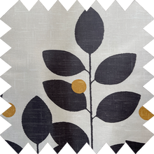 Load image into Gallery viewer, Tokyo Black Leaf Thermal Blackout Roller Blind
