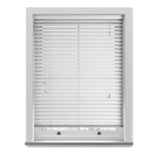 Load image into Gallery viewer, Ultra White Faux Wood Venetian Blind
