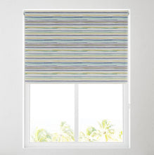 Load image into Gallery viewer, Ocean Stripe Thermal Blackout Roller Blind
