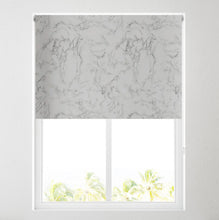 Load image into Gallery viewer, White / Grey Marble Daylight Roller Blind
