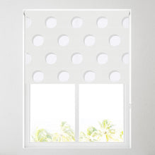Load image into Gallery viewer, Spotty White Day and Night Roller Blind
