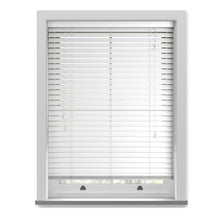 Load image into Gallery viewer, Zenith White Faux Wood Venetian Blind
