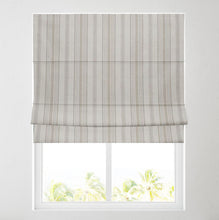 Load image into Gallery viewer, Bellamy Stripe Natural Fully Lined Roman Blind
