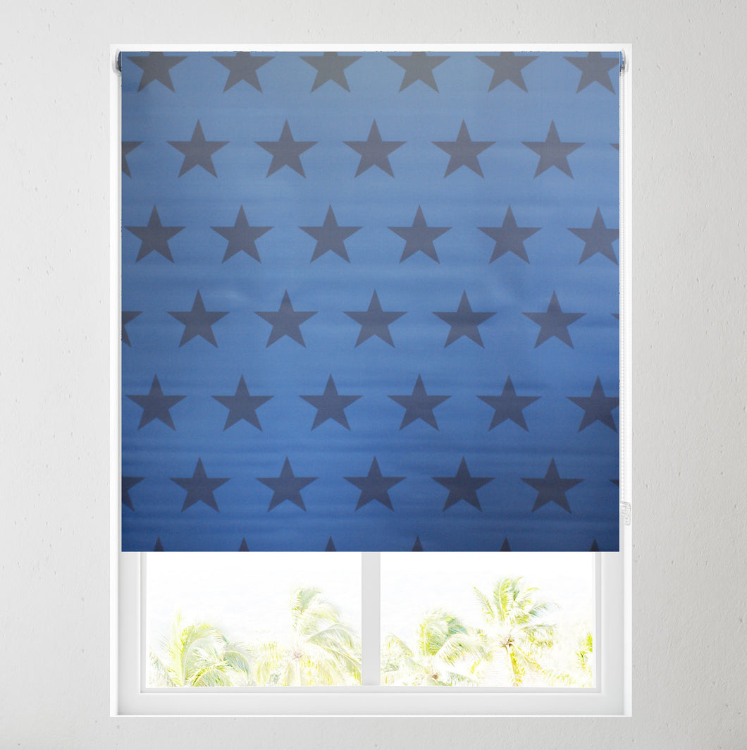 Blue Star Thermal Blackout Roller Blind