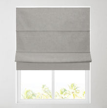 Load image into Gallery viewer, Grey Linen Lined Roman Blind
