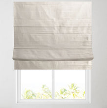 Load image into Gallery viewer, Ivory Linen Lined Roman Blind
