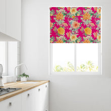 Load image into Gallery viewer, Multi peony pink Thermal Blackout Roller Blind
